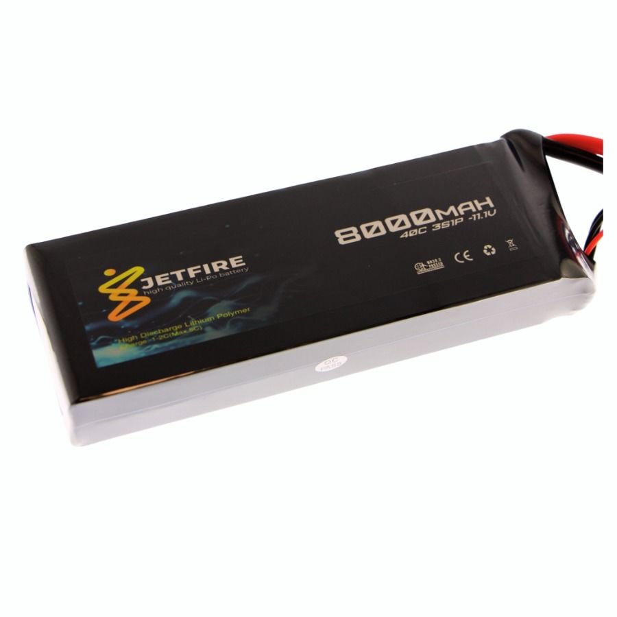 11.1V 8000mah 40C Lipo Batarya 3S JetFire Pil Satın Al | Robotzade.com