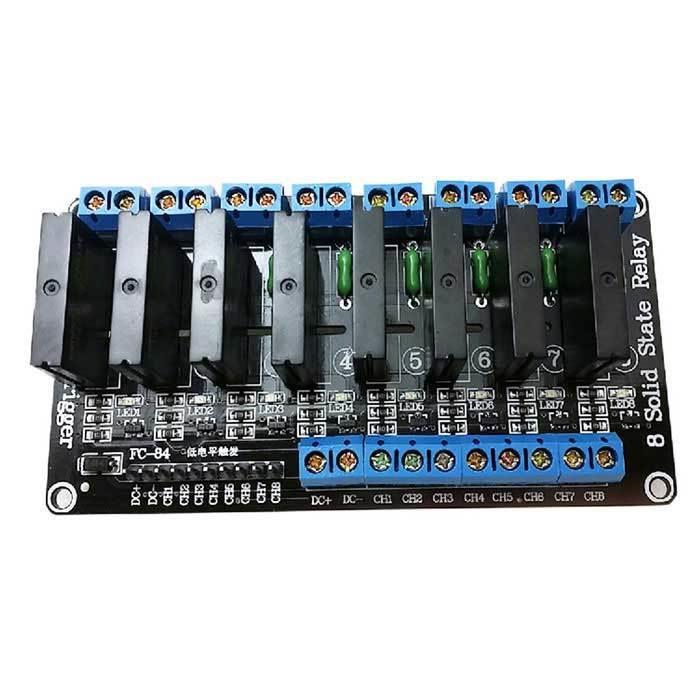 5V - 8 Kanal Solid State Röle Kartı (5V 2A)