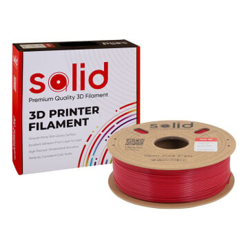 Solid Hyper ABS İtfaiye Kırmızısı Filament 1.75mm - 1Kg