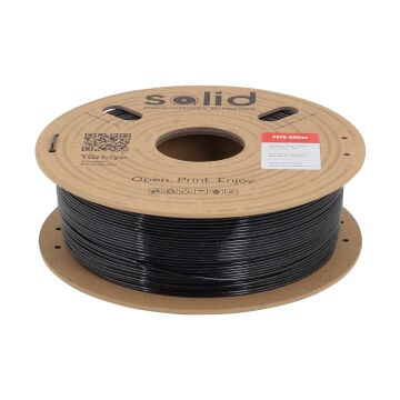 Solid PETG Glitter Siyah Filament 1.75mm - 1Kg
