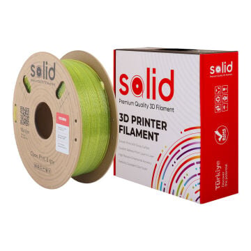 Solid PETG Glitter Altın Filament 1.75mm - 1Kg