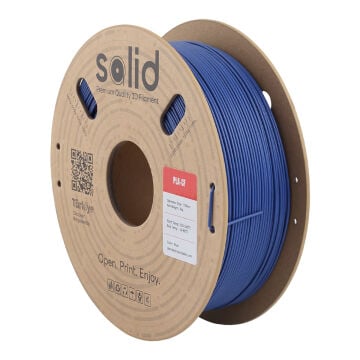 Solid PLA-CF (Carbon Fiber) Mavi Filament 1.75mm - 1Kg