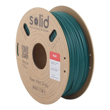 Solid PLA-CF (Carbon Fiber) Yeşil Filament 1.75mm - 1Kg