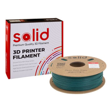 Solid PLA-CF (Carbon Fiber) Yeşil Filament 1.75mm - 1Kg