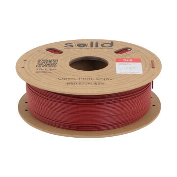 Solid PLA-CF (Carbon Fiber) Kırmızı Filament 1.75mm - 1Kg