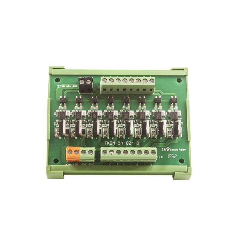 NPN 8'li Mosfet Çıkış Güçlendirici Kart - PLC DC Amplifier Board