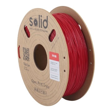 Solid TPU 95A Flex İtfaiye Kırmızısı Filament 1.75mm - 1Kg