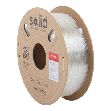 Solid TPU 95A Flex Şeffaf(Transparan) Filament 1.75mm - 1Kg
