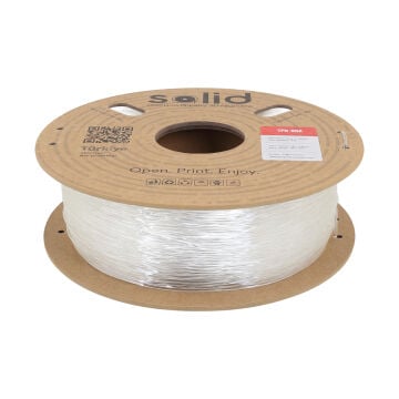 Solid TPU 95A Flex Şeffaf(Transparan) Filament 1.75mm - 1Kg