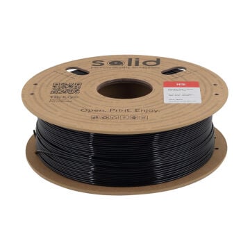 Solid PETG Siyah Filament 1.75mm - 1Kg