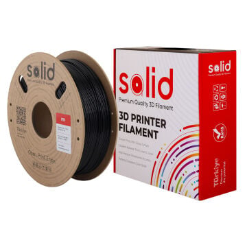 Solid PETG Siyah Filament 1.75mm - 1Kg