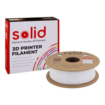 Solid PETG Beyaz Filament 1.75mm - 1Kg