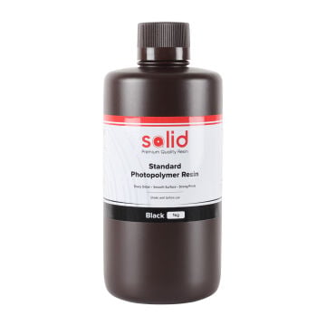 Solid Standart UV Reçine Siyah - 1 Kg