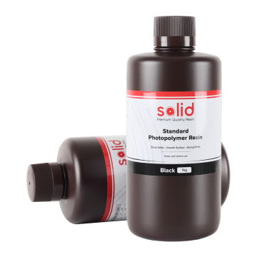 Solid Standart UV Reçine Siyah - 1 Kg