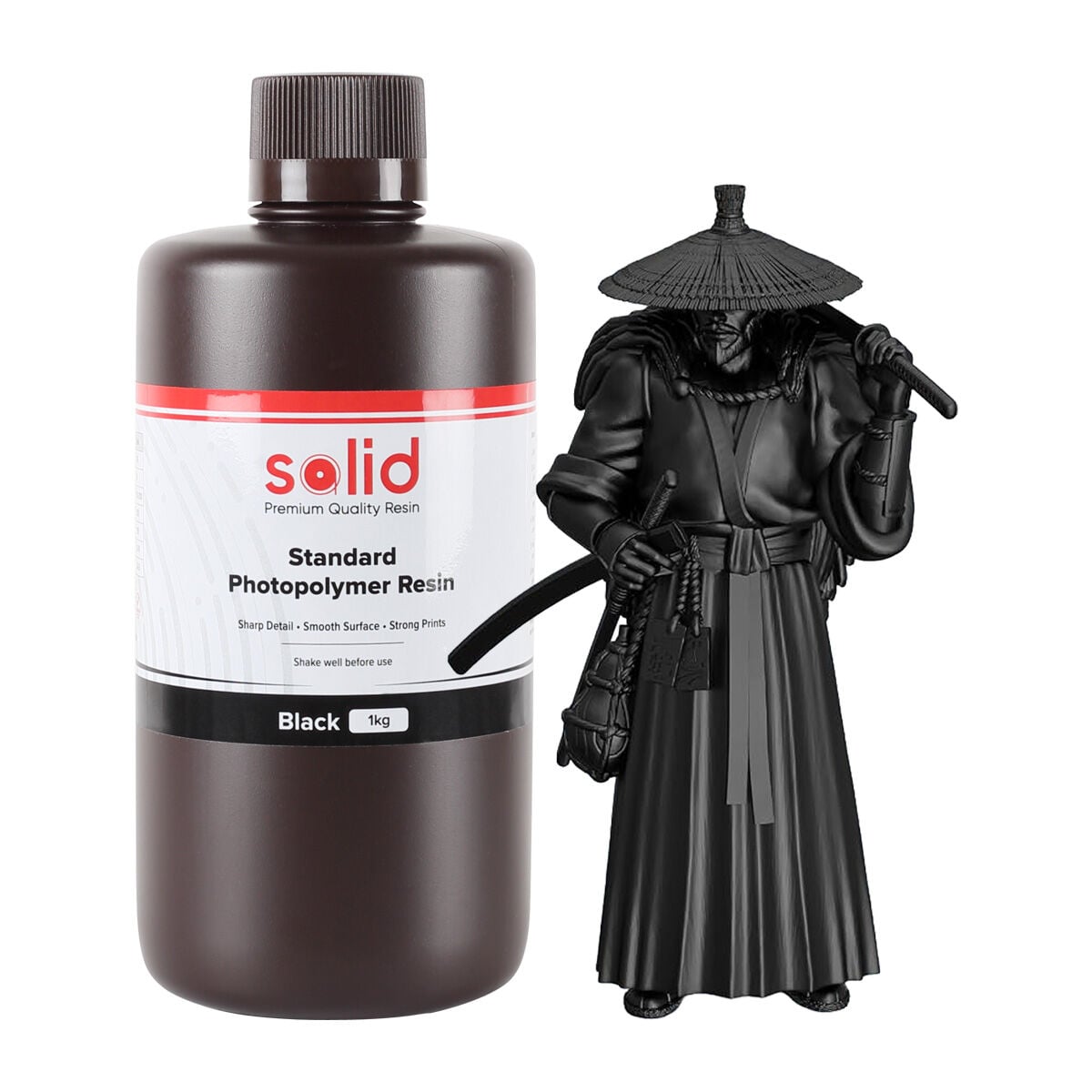 Solid Standart UV Reçine Siyah - 1 Kg
