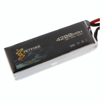 18.5V 4200mah 40C Lipo Batarya 5S Jetfire Pil