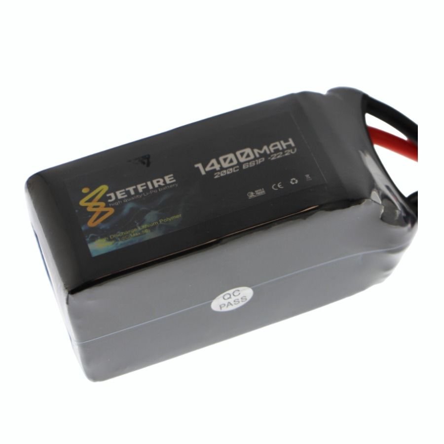 22.2V 1400mah 200C Lipo Batarya 6S Jetfire Pil