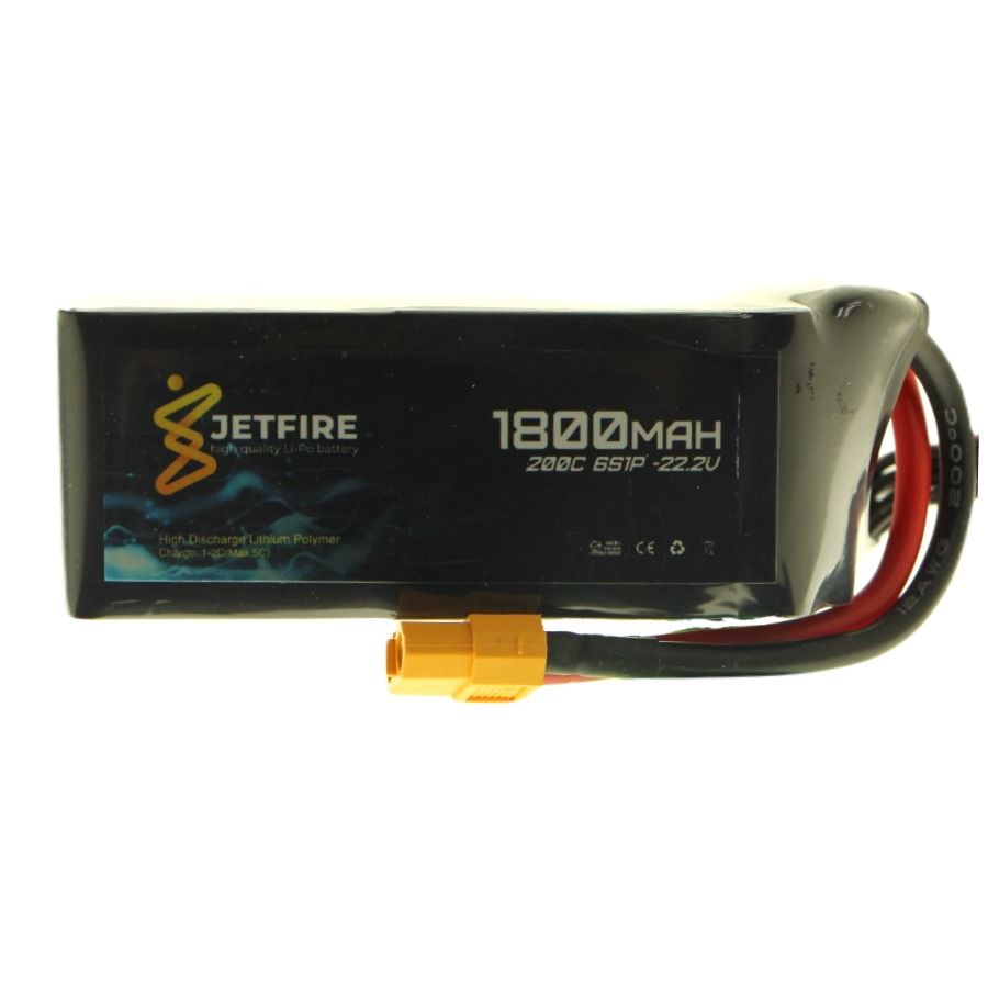22.2V 1800 mah 200C Lipo Batarya 6S Pil
