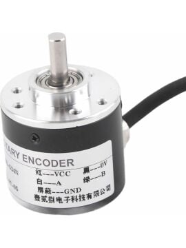 E38S6G5-500Z-G24N 500 Pulse Optik Rotary Encoder 5-24V - ABZ 3 Fazlı