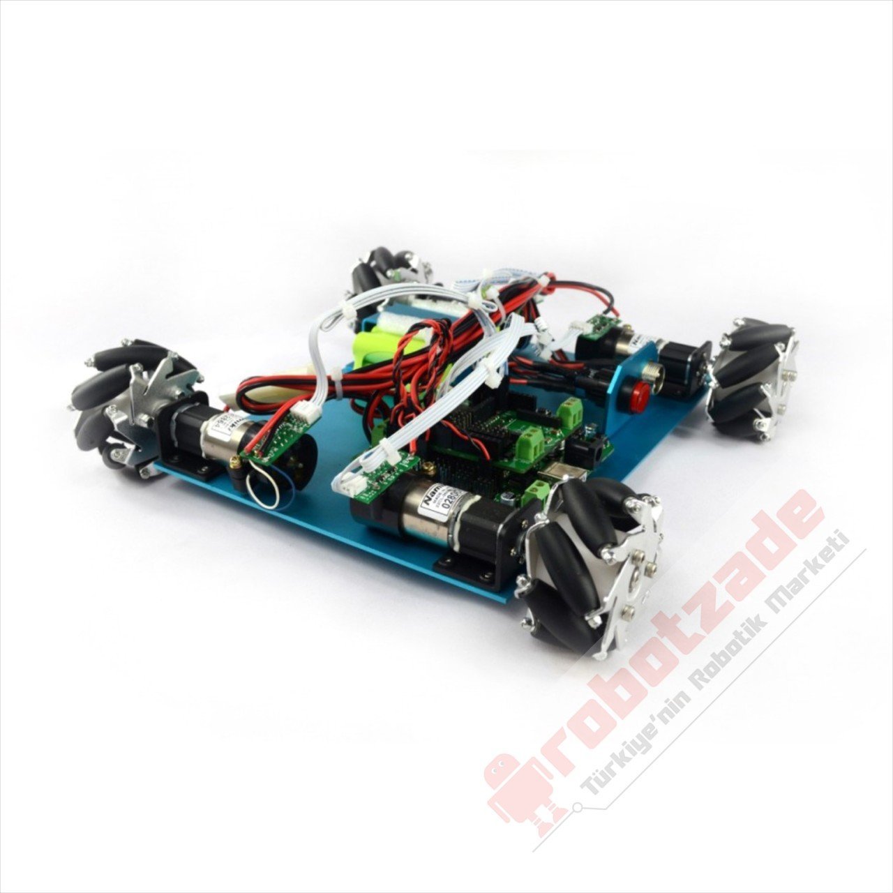 Mecanum Tekerlekli Arazi Robot Kiti