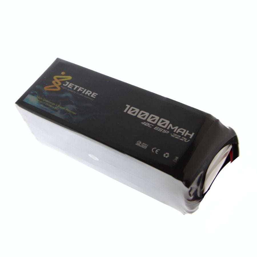 22.2V 10000mAh 40C Lipo Batarya 6S JetFire Pil