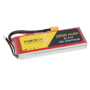 11.1V 2500mAh 25C Lipo Batarya 3S Force-Up Pil
