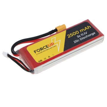11.1V 2500mAh 25C Lipo Batarya 3S Force-Up Pil
