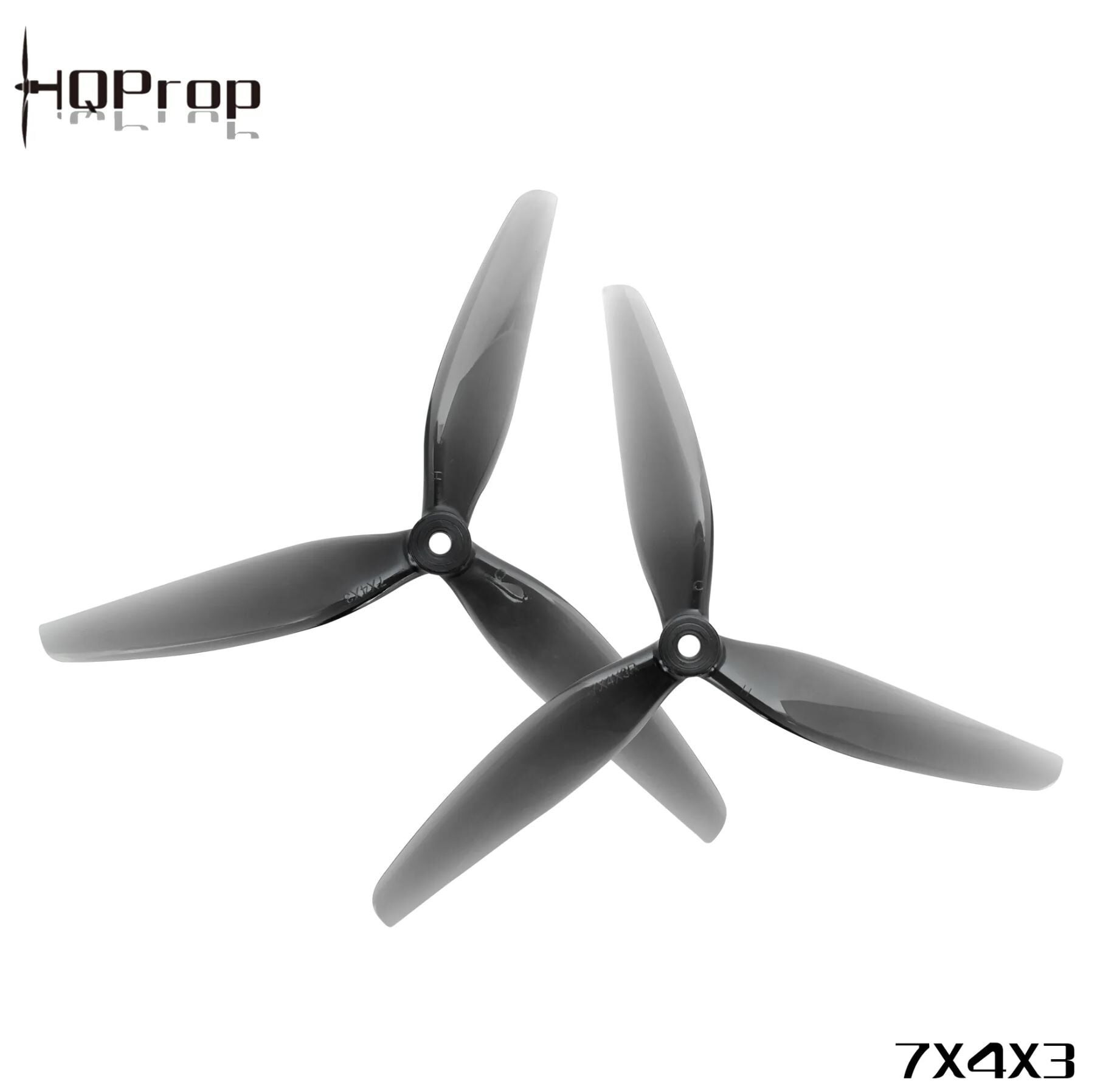 HQProp 7X4X3 7'' 2CW+2CCW Pervane Şeffaf Gri
