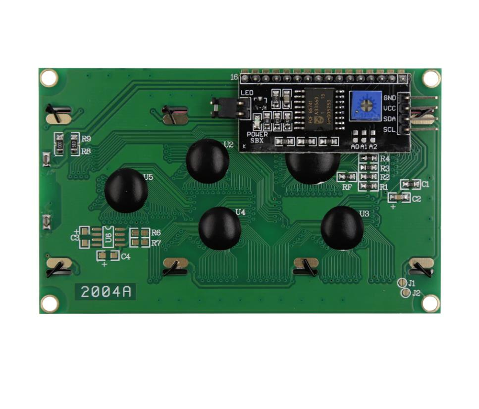 20x4 IIC/I2C/TWI Seri LCD Ekran - Mavi
