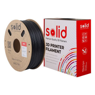 Solid ABS-CF Karbon Fiber Filament Siyah 1.75mm 1Kg