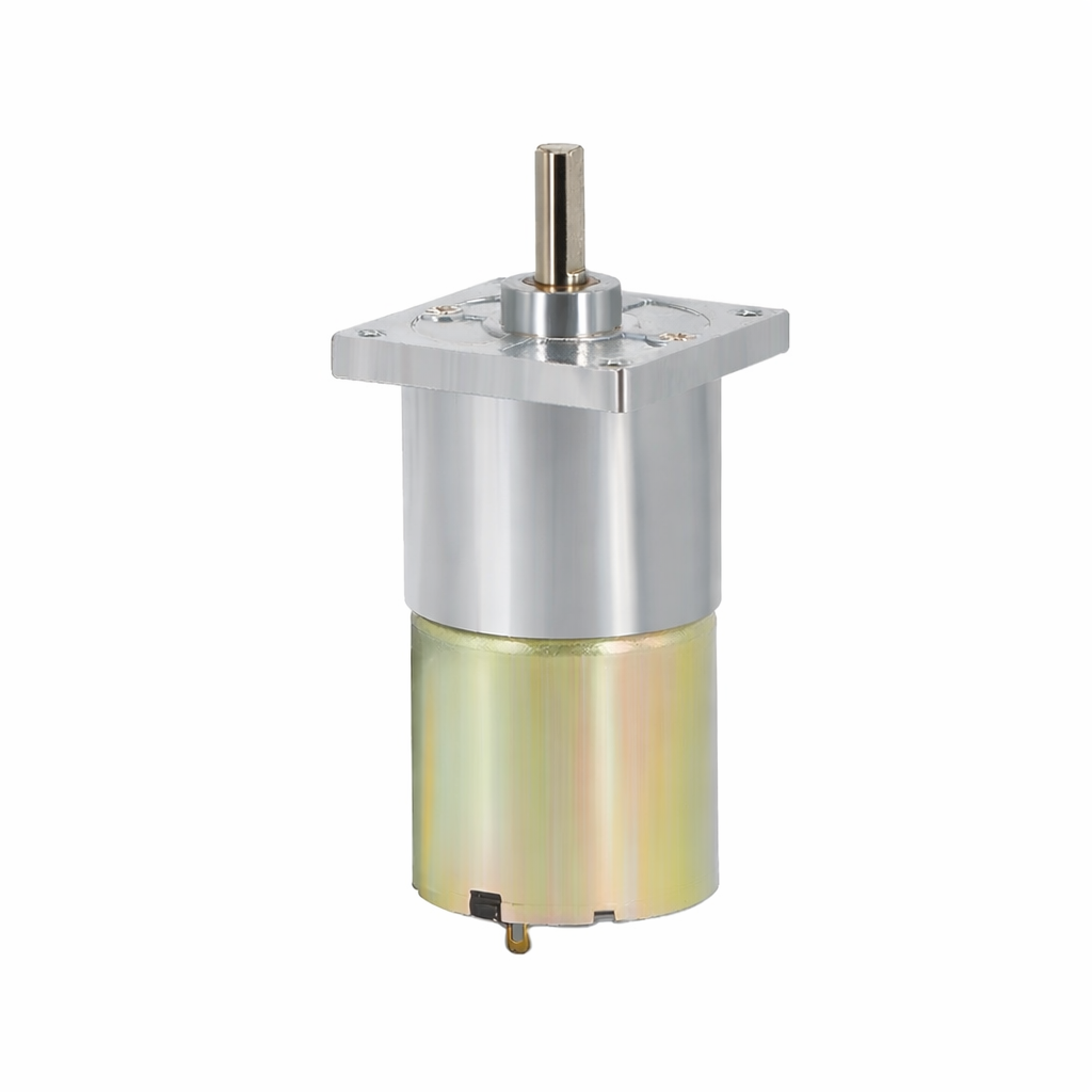 12V 200Rpm 42mm Redüktörlü Kare Flanşlı Kısa Dc Motor