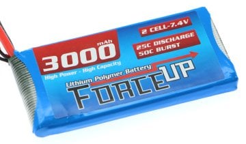7.4V Lipo Pil 3000mAh