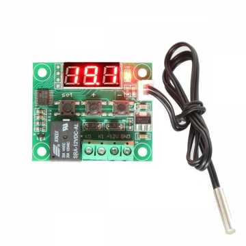 W1209 Röle Çıkışlı Dijital Termostat - Sıcaklık Kontrol Kartı