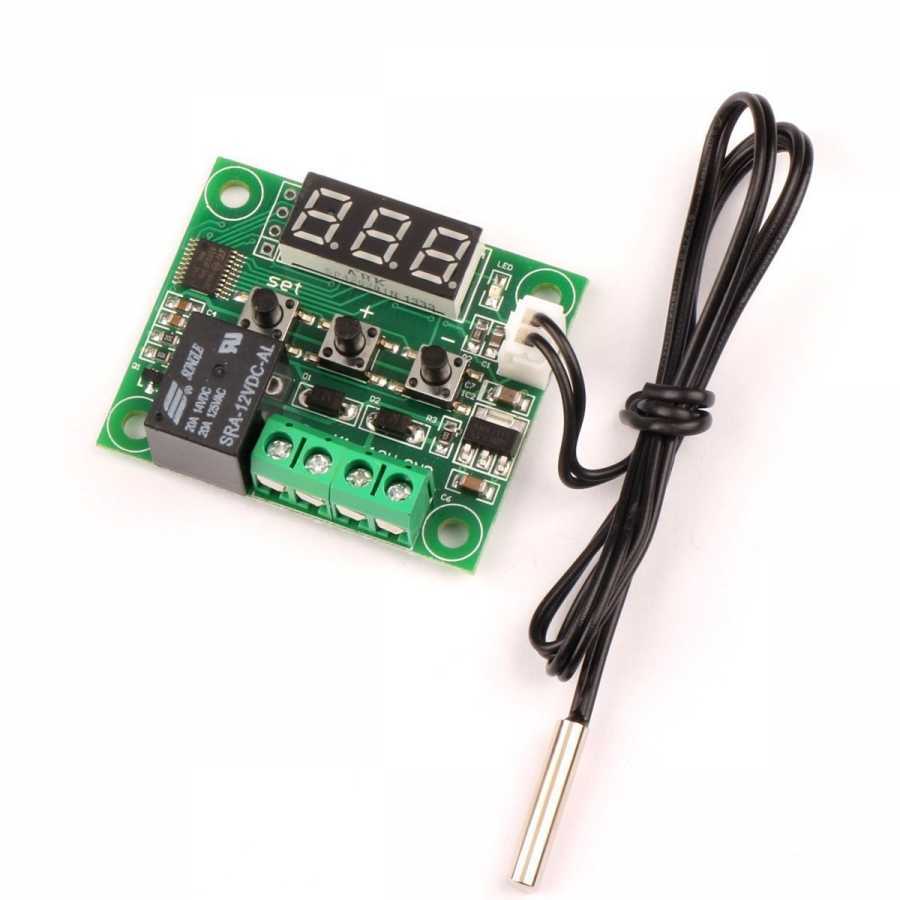 W1209 Röle Çıkışlı Dijital Termostat - Sıcaklık Kontrol Kartı