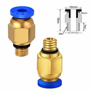 2x4 Teflon Boru Tutucu Pnömatik Rakor