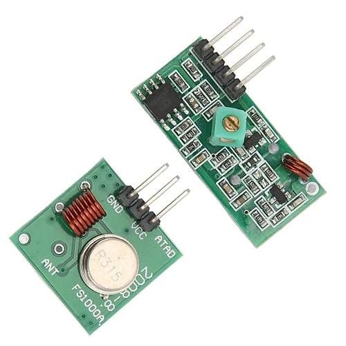 433 Mhz RF Kablosuz Alıcı Verici