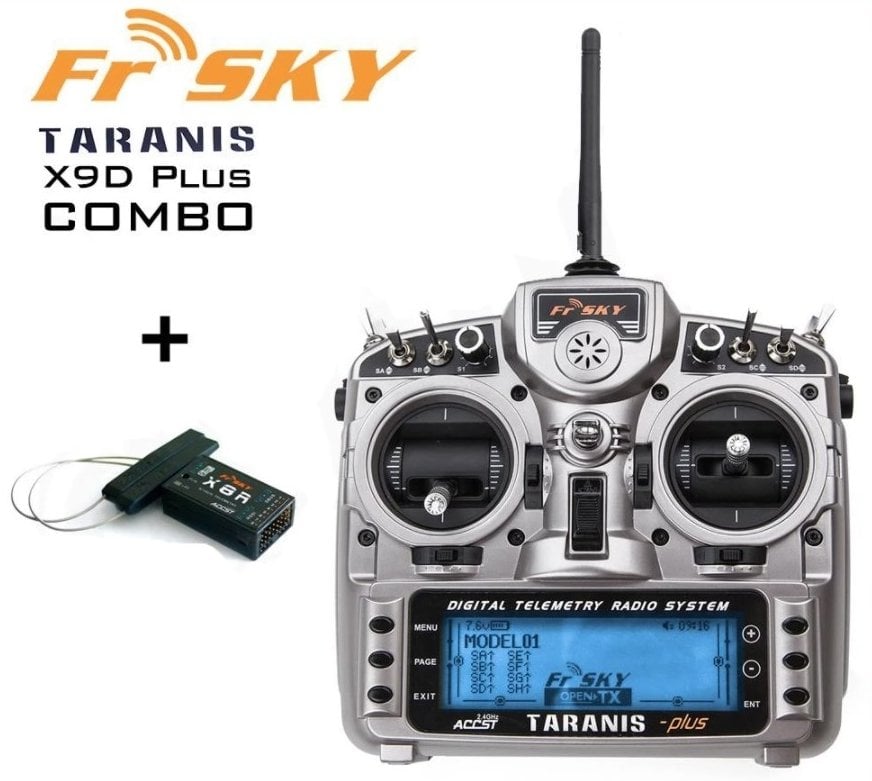 FrSky Taranis X9D Plus + X8R Alıcı 24 Kanal Kumanda Seti