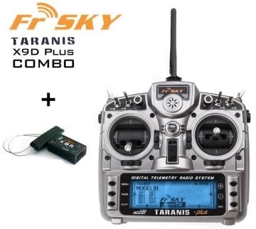 FrSky Taranis X9D Plus + X8R Alıcı 24 Kanal Kumanda Seti