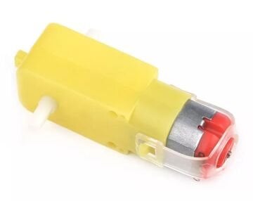 6V 500 Rpm Sarı L Redüktörlü Motor - Plastik Dişli