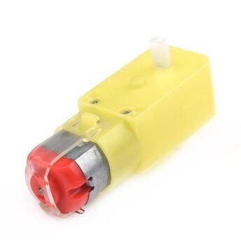 6V 500 Rpm Sarı L Redüktörlü Motor - Plastik Dişli