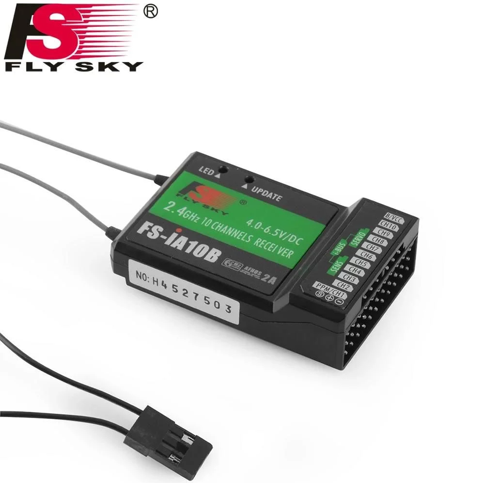 Flysky FS-İ6S 2.4GHz 10 Kanal Kumanda ve FS-İA10B Alıcı