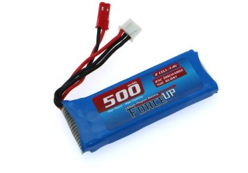 7.4V Lipo Pil 500mAh - Slim