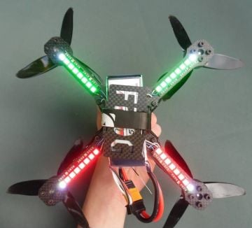 WS2812 8'li Şerit RGB Led Modülü -  RGB Stick Modül