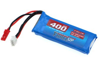 7.4V Lipo Pil 400mAh - Slim