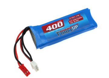 7.4V Lipo Pil 400mAh - Slim