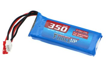 7.4V Lipo Pil 350mAh - Slim