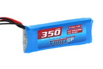7.4V Lipo Pil 350mAh - Slim