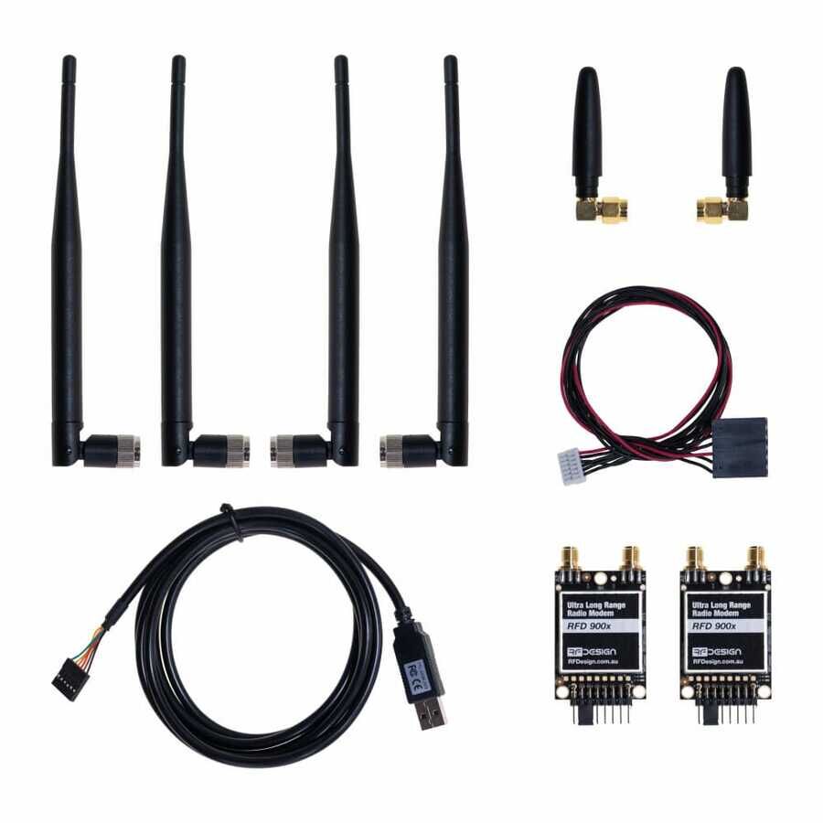 RFD900X Plus 915 Mhz Uzun Mesafe Radyo Telemetri Seti 40km (APM,Pixhawk Uyumlu)