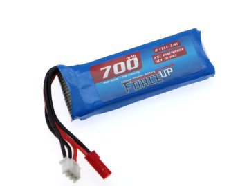 7.4V Lipo Pil 700mAh - Slim