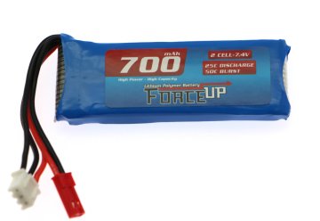 7.4V Lipo Pil 700mAh - Slim